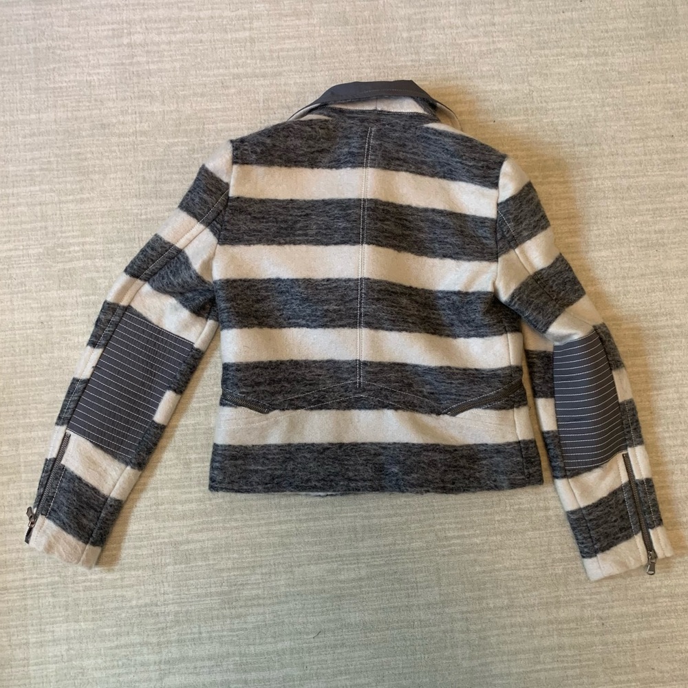 Marc Jacobs Wool Blend Striped Jacket - Picture 3 of 4